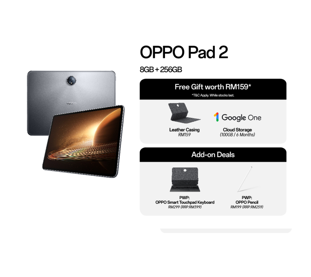 OPPO Pad 2 8GB+256GB Grey
